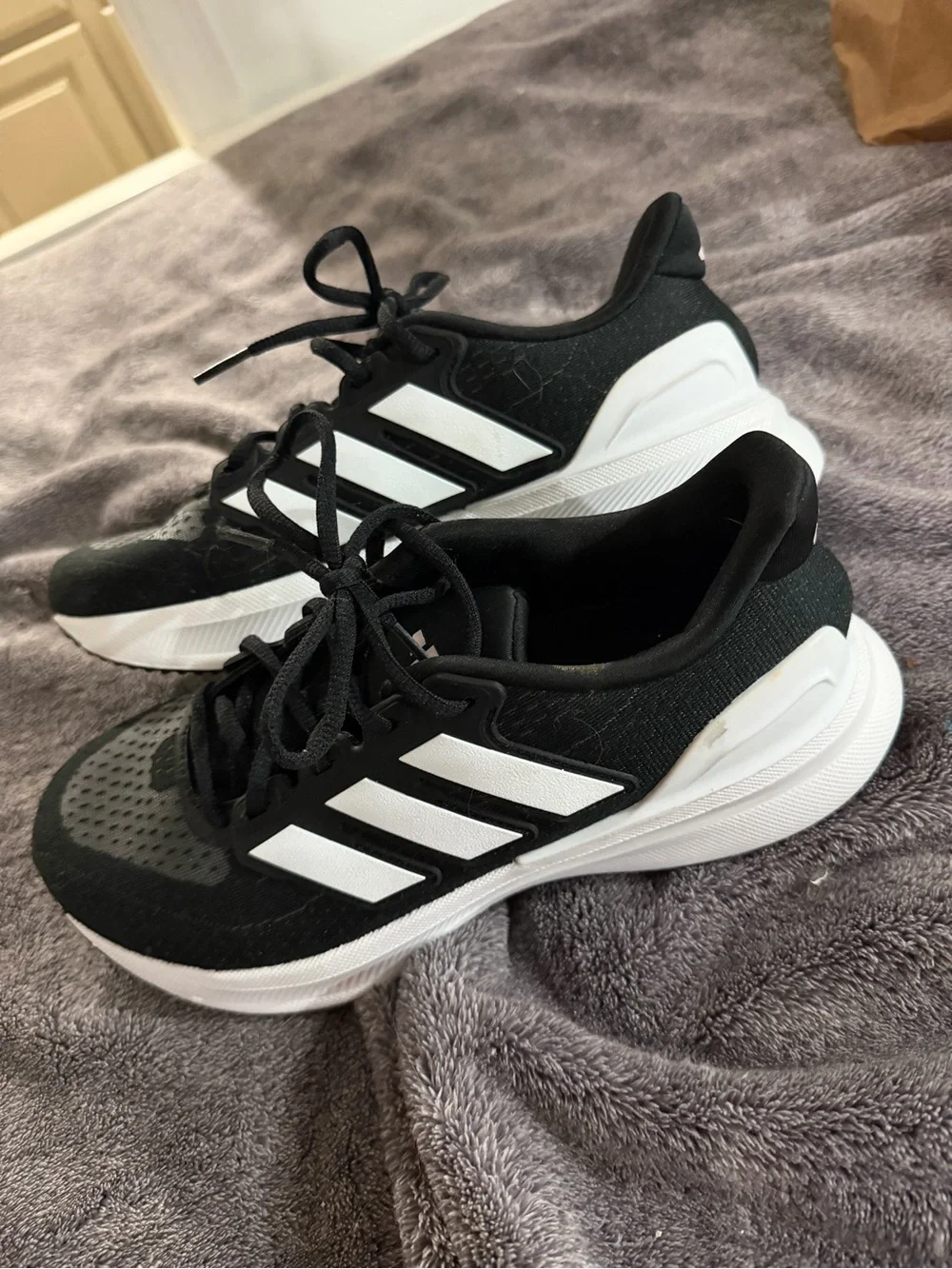 adidas Black & White Athletic Sneakers